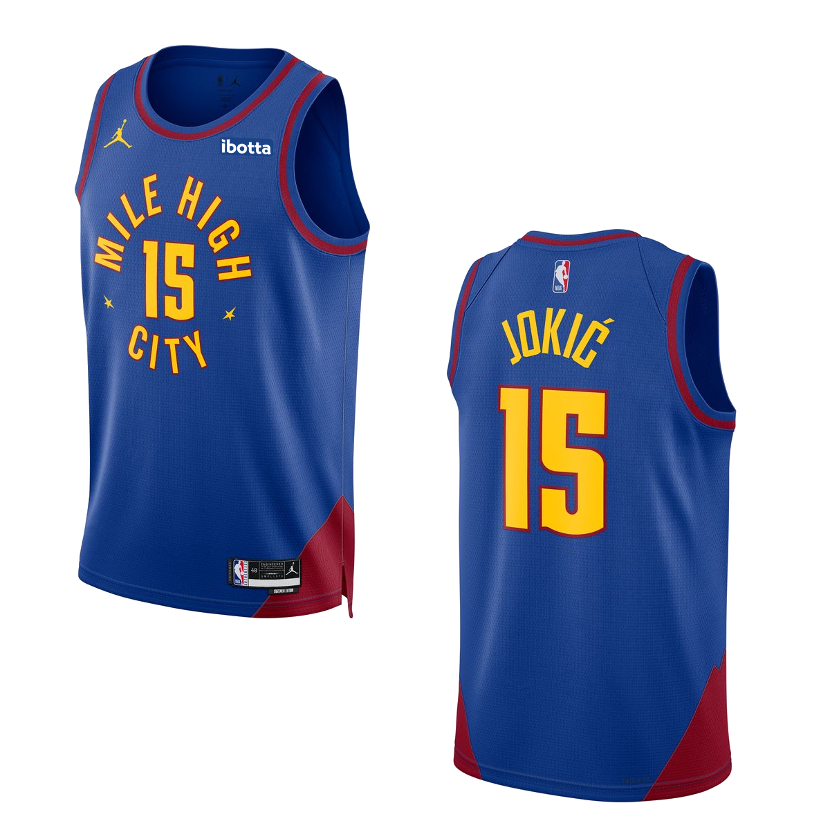 Denver hot Nuggets #15 Nikola Jokic Jersey