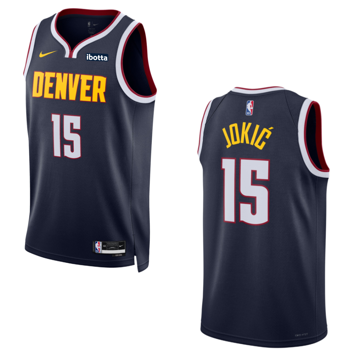 Denver hot Nuggets #15 Nikola Jokic Jersey