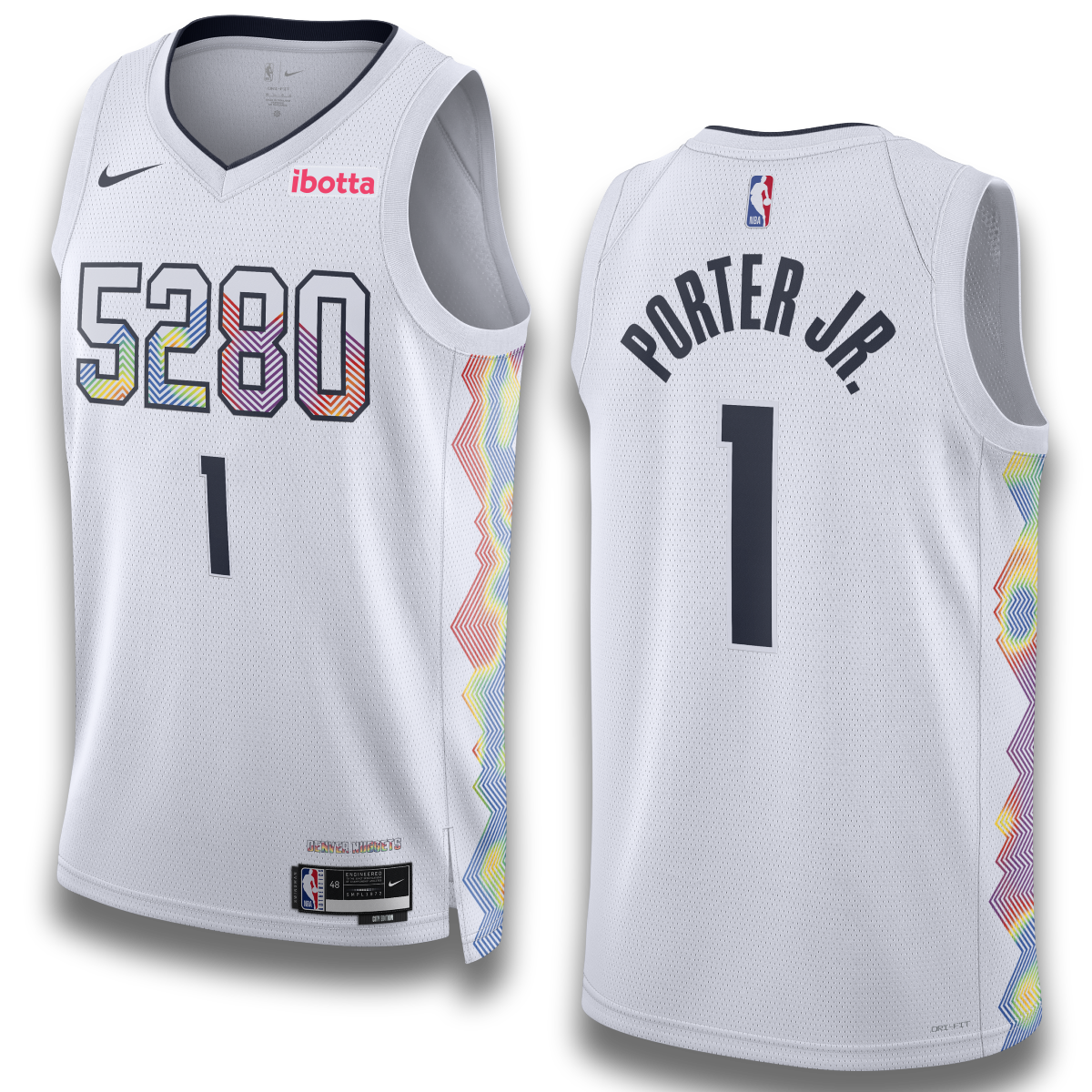 2024 25 Nuggets 1 Michael Porter Jr. City Edition Swingman Jersey