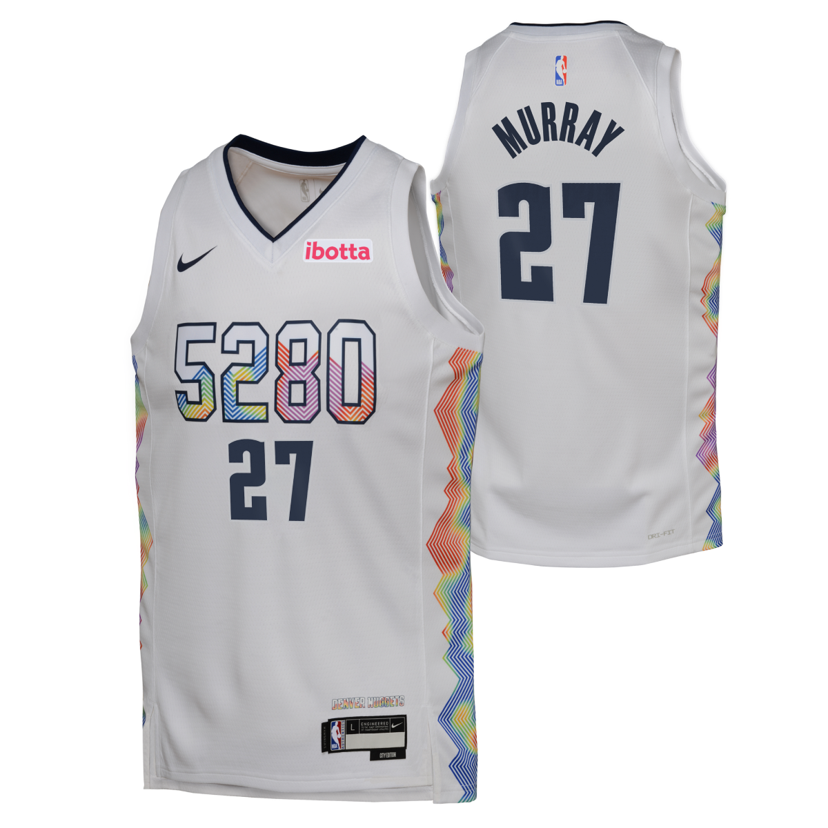 Youth 2024 25 Nuggets 27 Jamal Murray City Edition Swingman Jersey Altitude Authentics