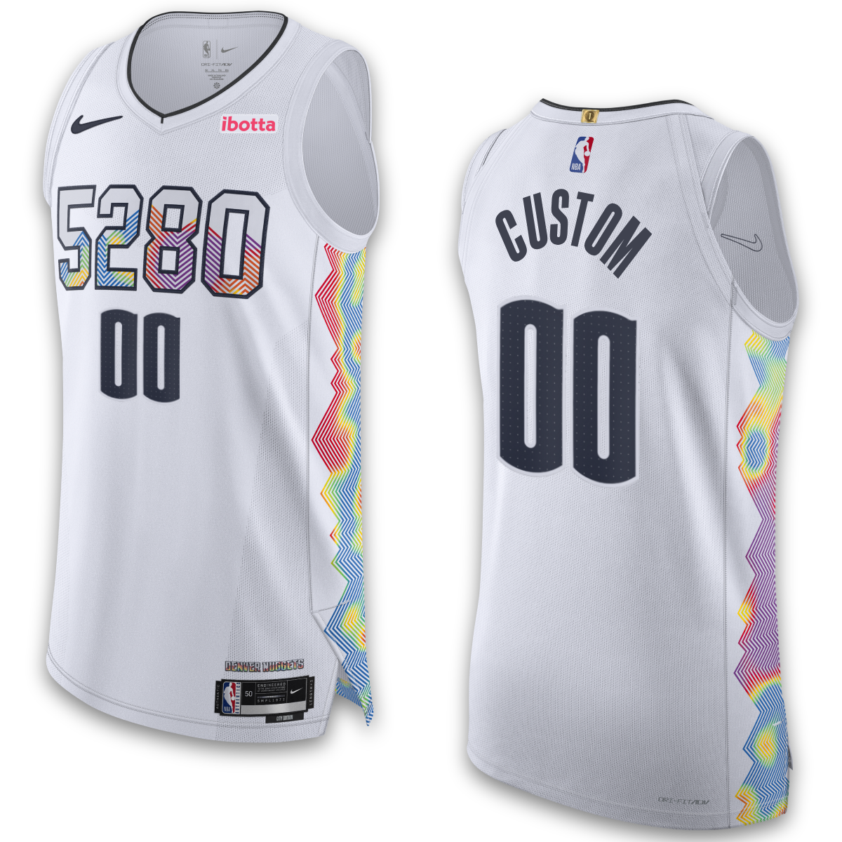 2024 25 Nuggets City Edition Authentic Customized Jersey