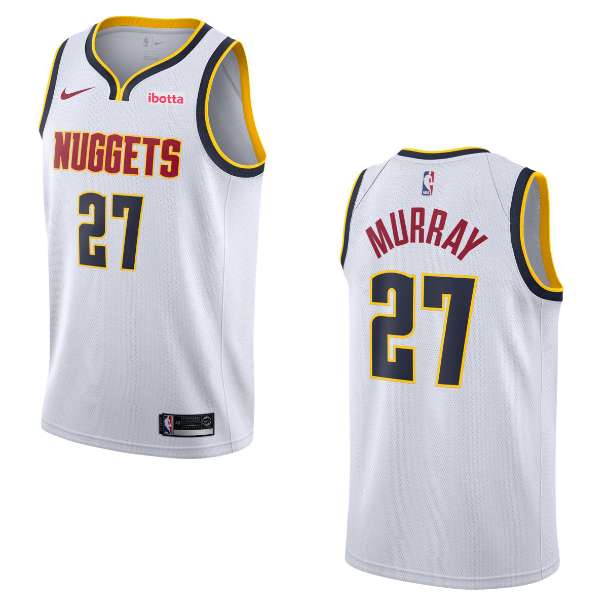 Denver Nuggets 27 Jamal Murray Association Swingman Jersey