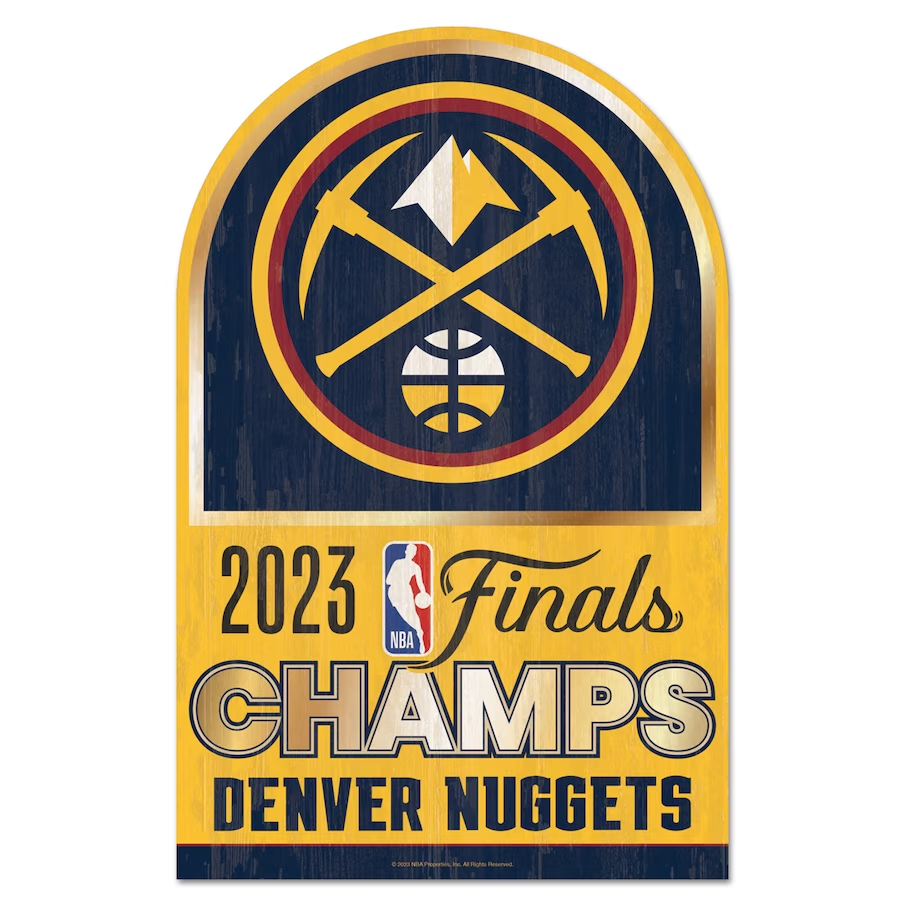 2023 Nuggets NBA Champs Auto Emblem