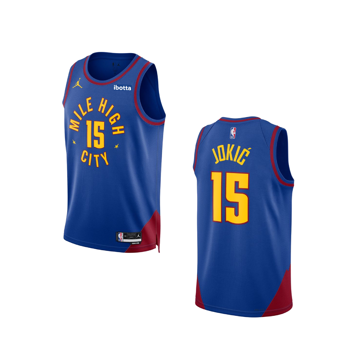 Youth Denver Nuggets 15 Nikola Joki Statement Swingman Jersey