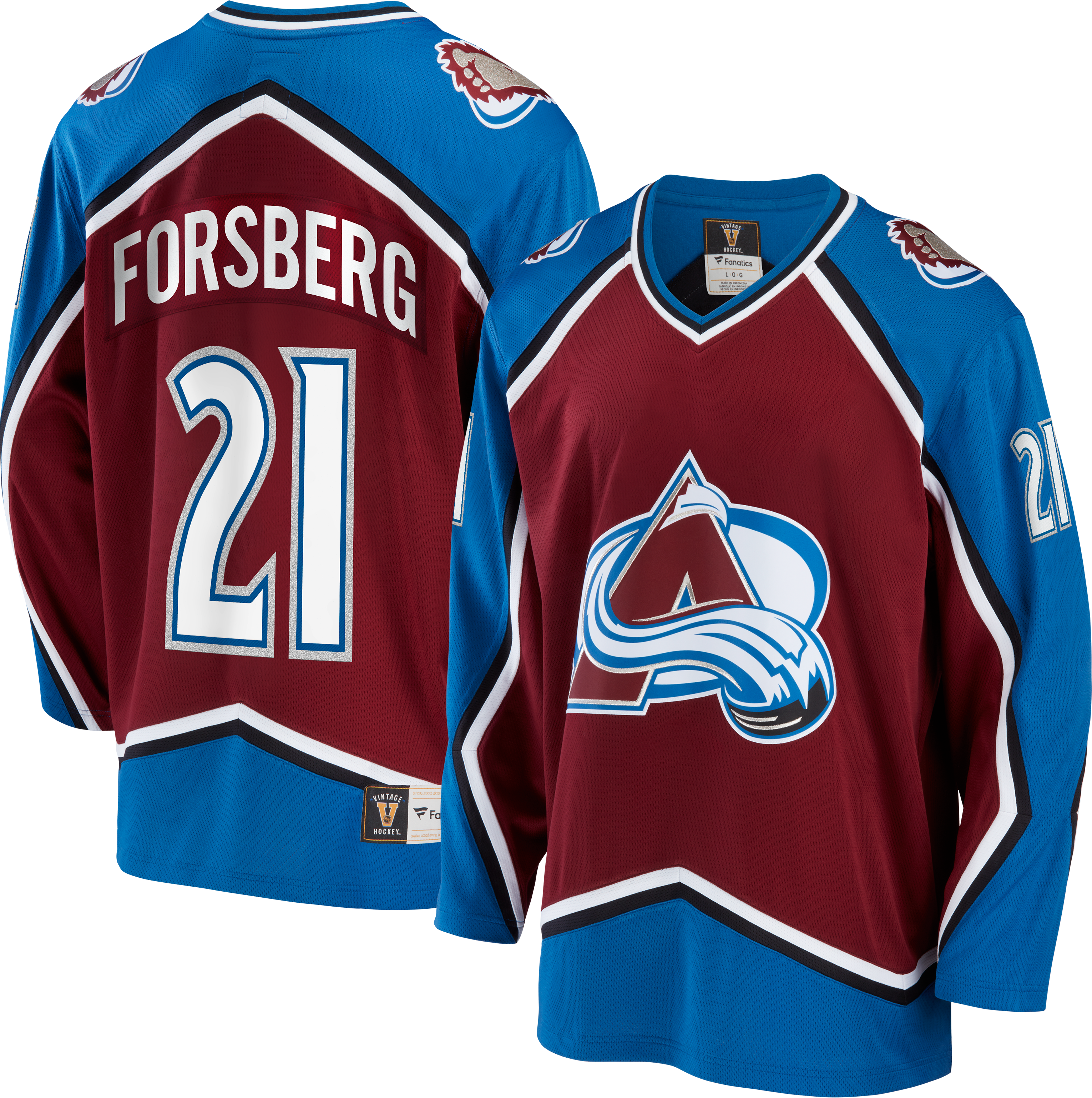 NHL Colorado Avalanche Patrick Roy #33 Breakaway Vintage Replica Jersey