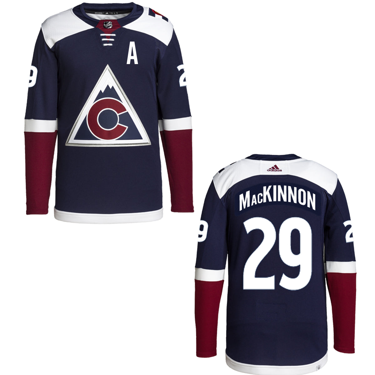 Nathan MacKinnon Colorado Avalanche Retro 2024 Reverse Jersey #29, 2022-2023 Large