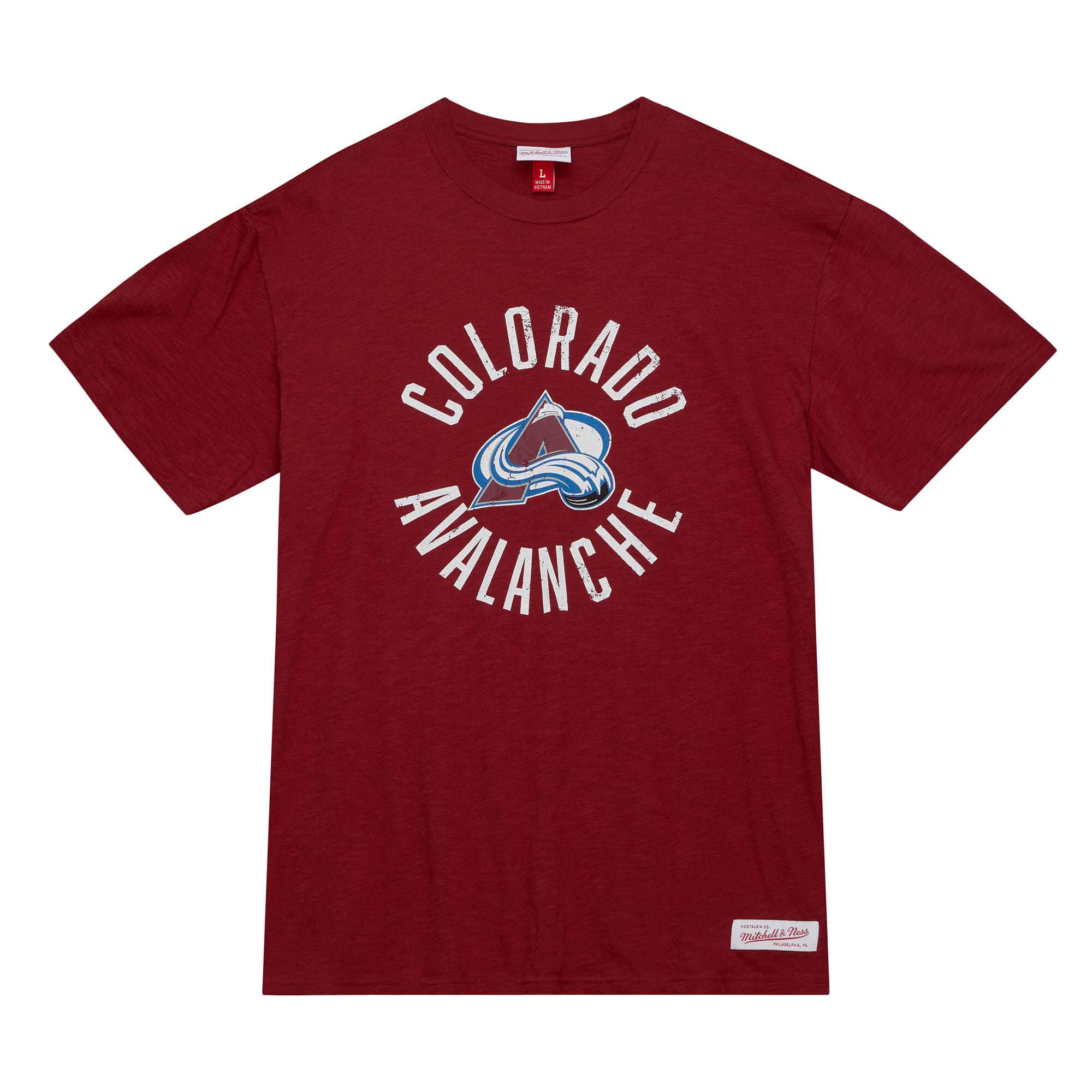 Lids Colorado Avalanche Mitchell & Ness Vintage Logo T-Shirt