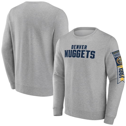 Nuggets Est Sleeve Hit Fleece Crew