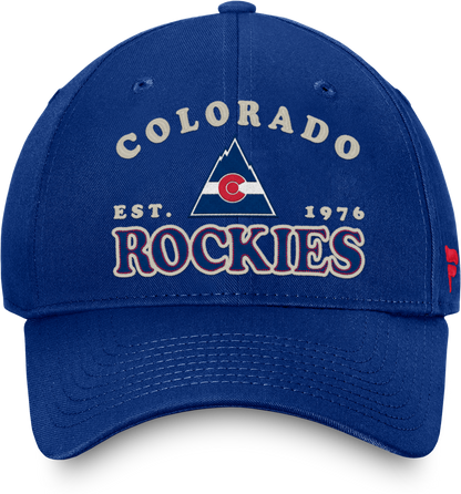 Front of Hate with White Colorado Rockies Est 1976 Lettering with CO Alternate logo in between Est and 1976