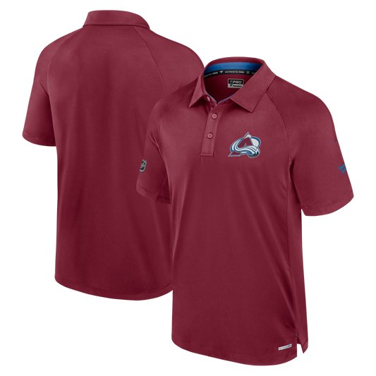 2024-25 Avalanche Rinkside Polo - Burgundy