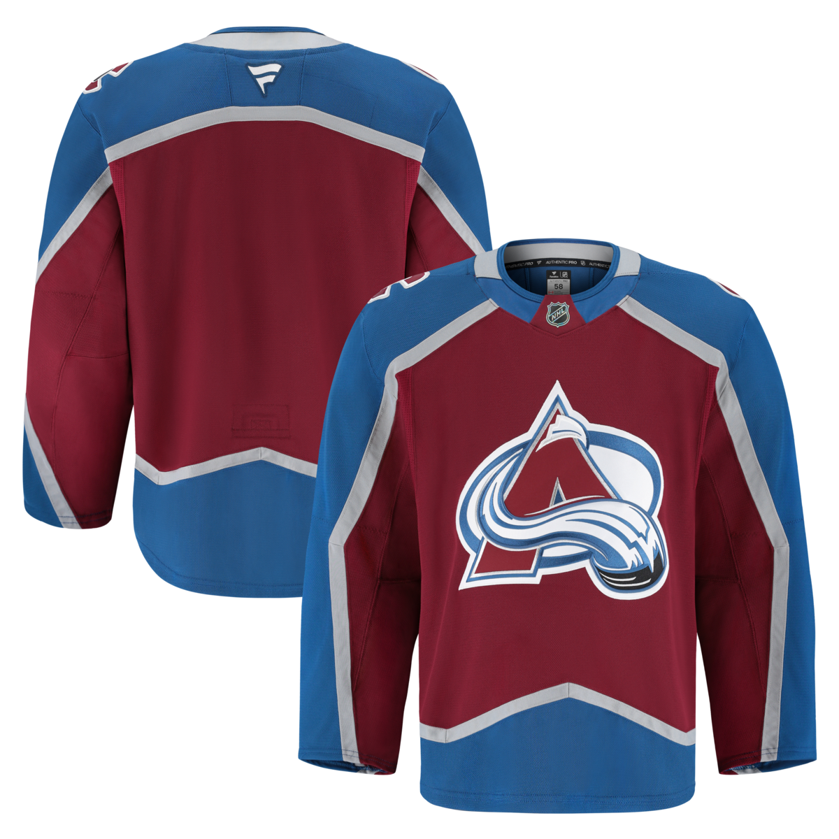 2024-25 Avalanche Pro On Ice Authentic Blank Home Jersey