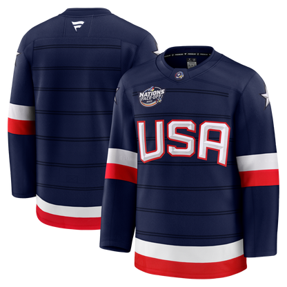 2024-25 NHL 4 Nations Team USA Premium Blank Jersey