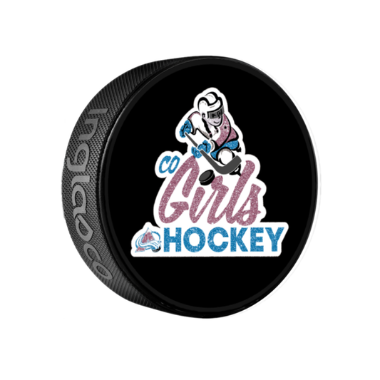 Avalanche Girls Hockey Puck