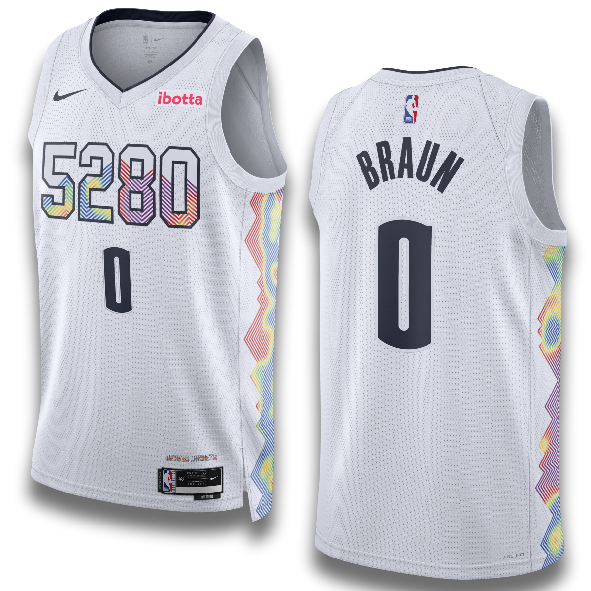 2024-25 Nuggets #0 Christian Braun City Edition Swingman Jersey