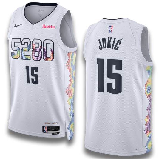 2024-25 Nuggets #15 Nikola Jokić  City Edition Swingman Jersey