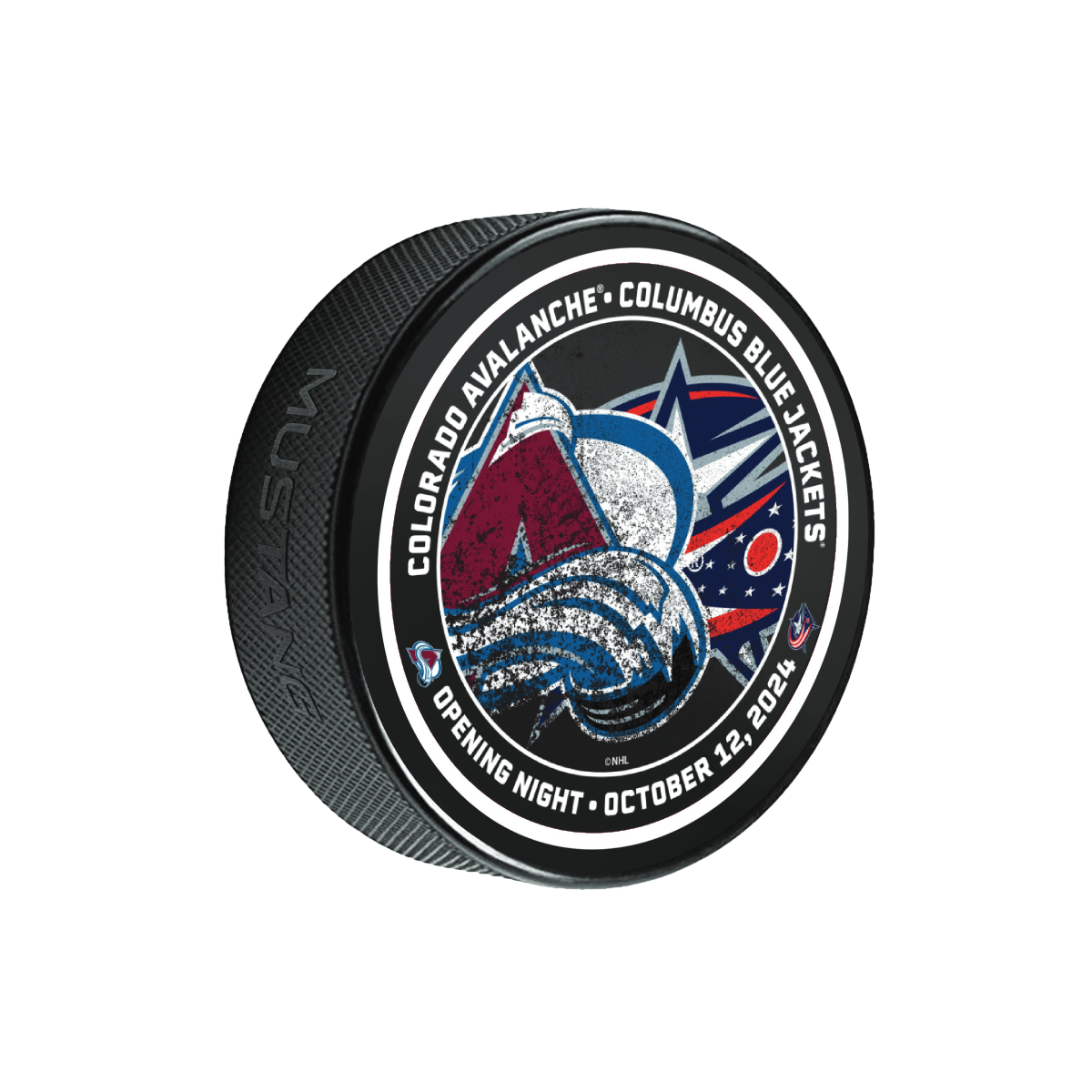 2024-25 Avalanche Opening Night Puck