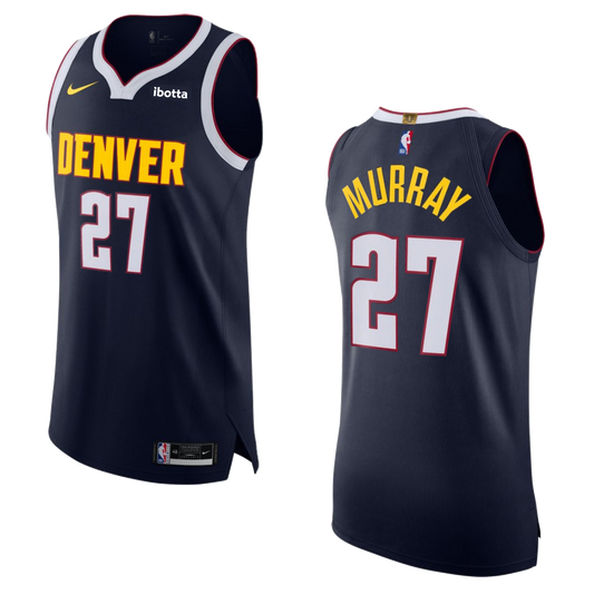 #27 Jamal Murray Navy Authentic Jersey