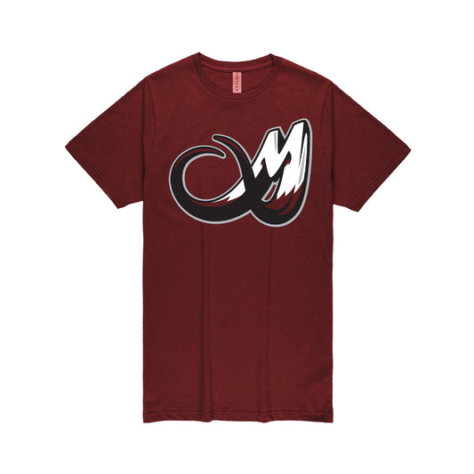 Mammoth Logo S/S Tee - Burgundy