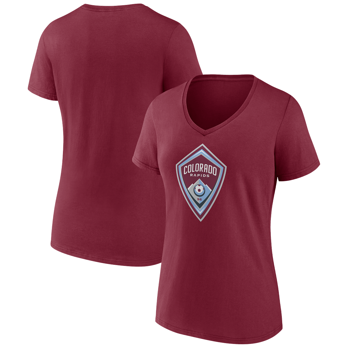 Rapids Women's Primary Logo V-Neck Tee