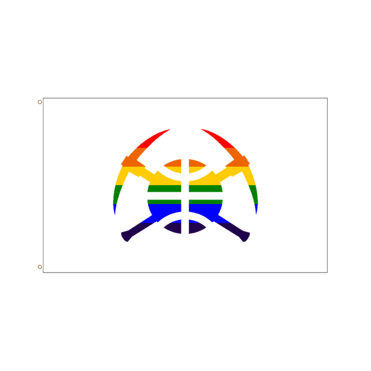 2023-24 Nuggets Pride 3x5 Flag