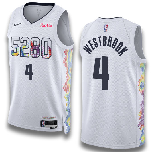 2024-25 Nuggets #4 Russell Westbrook City Edition Swingman Jersey