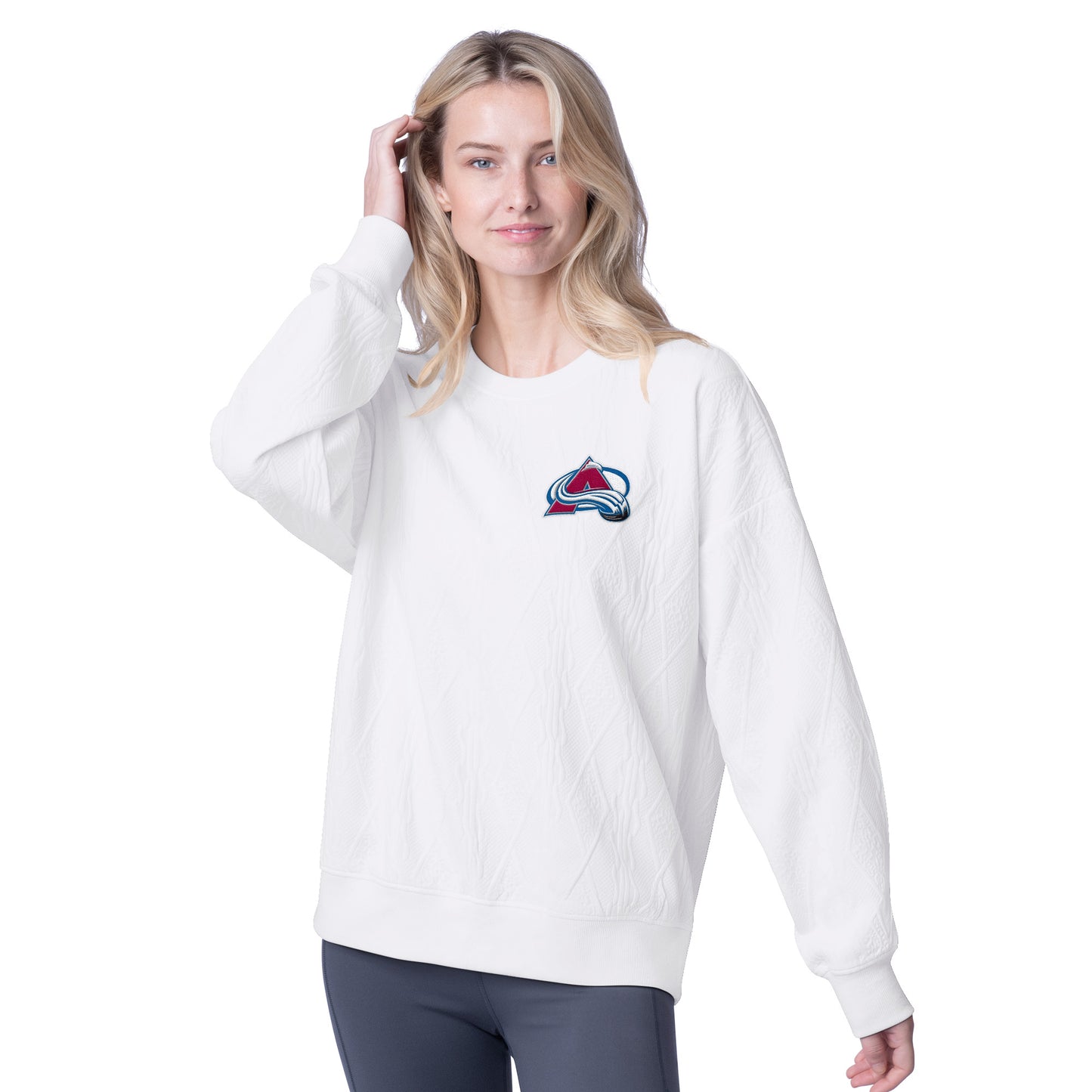 Avalanche Women's Embossed Crewneck