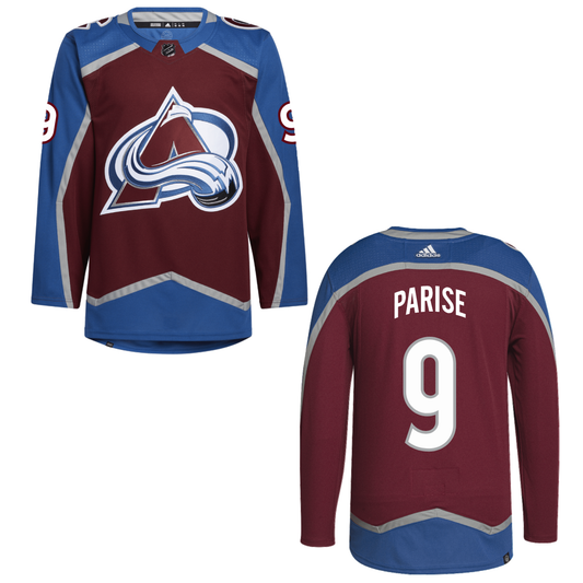 #9 Zach Parise Avalanche Home Primegreen Authentic - XL-54