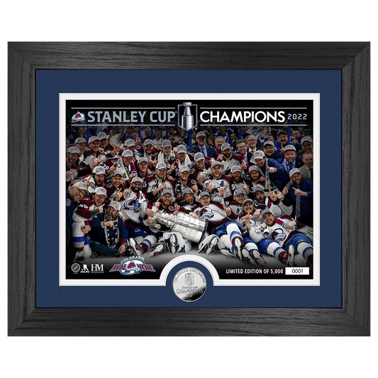 Colorado Avalanche 2022 Stanley Cup Champions 13"x16" Frame