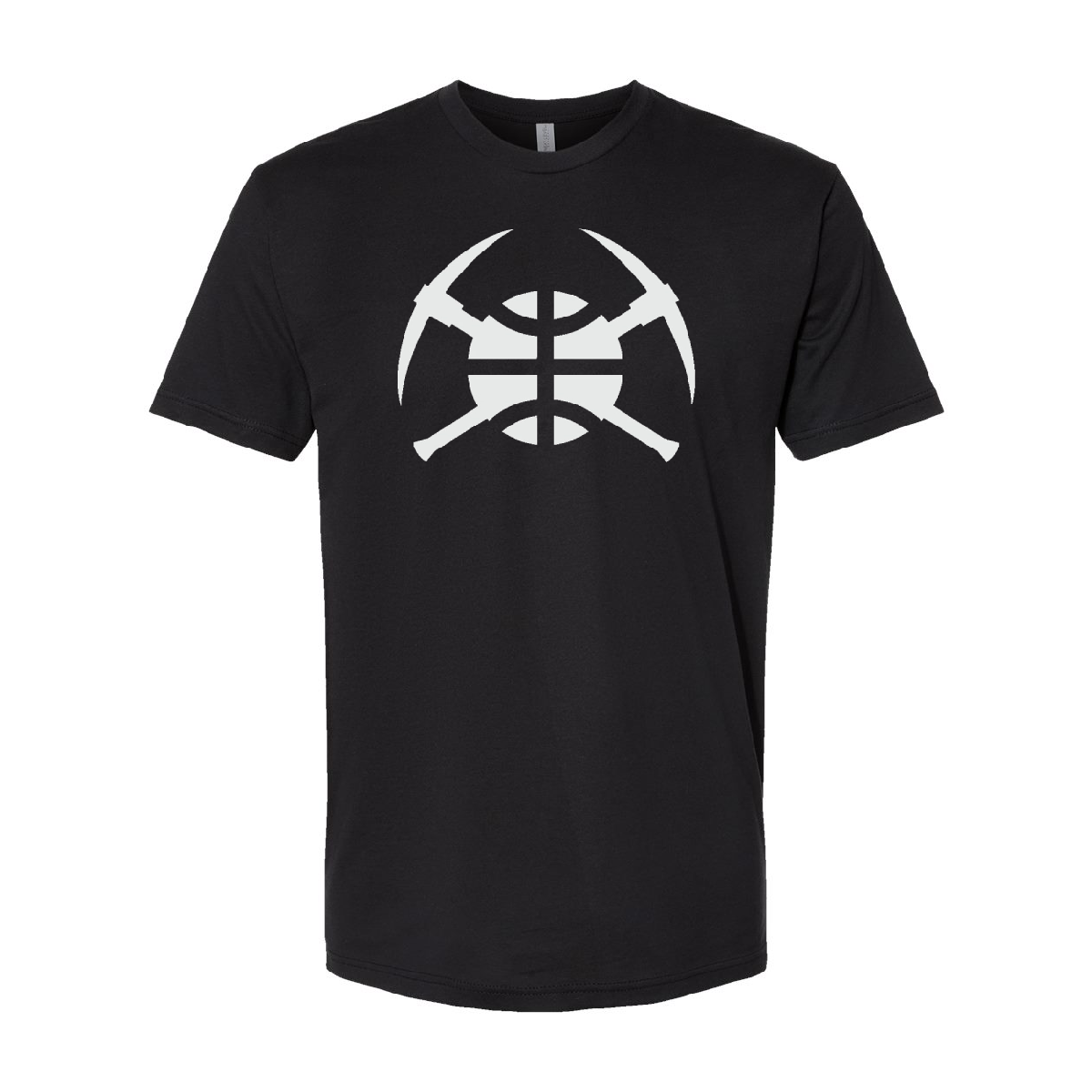 Nuggets Pick Axe / Ball  Logo S/S Tee - Black