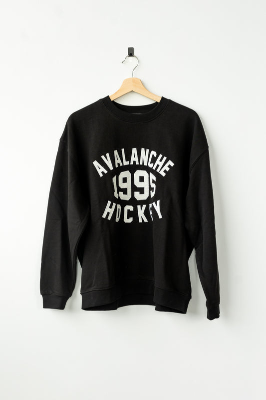 Avalanche Ladies Nostalgic Crew - Black