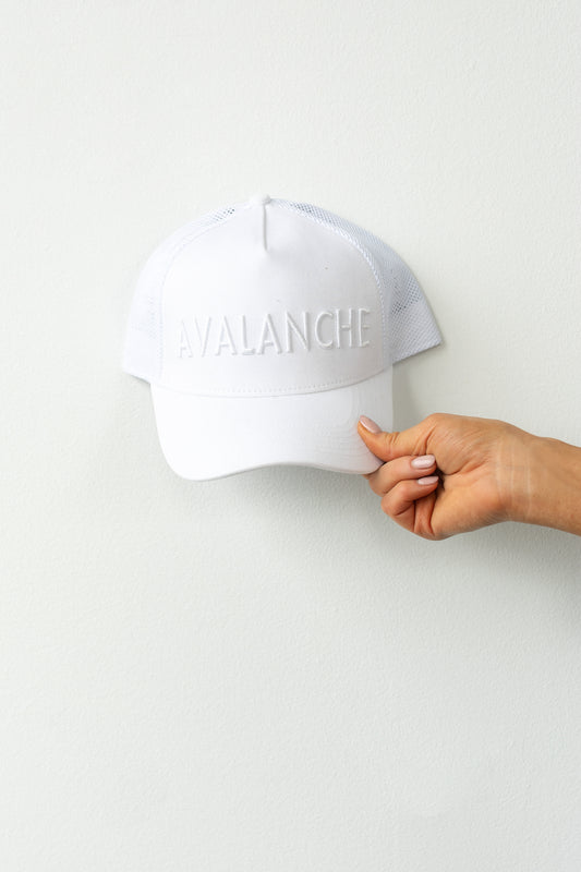 Avalanche Ladies Team Mesh Trucker - White