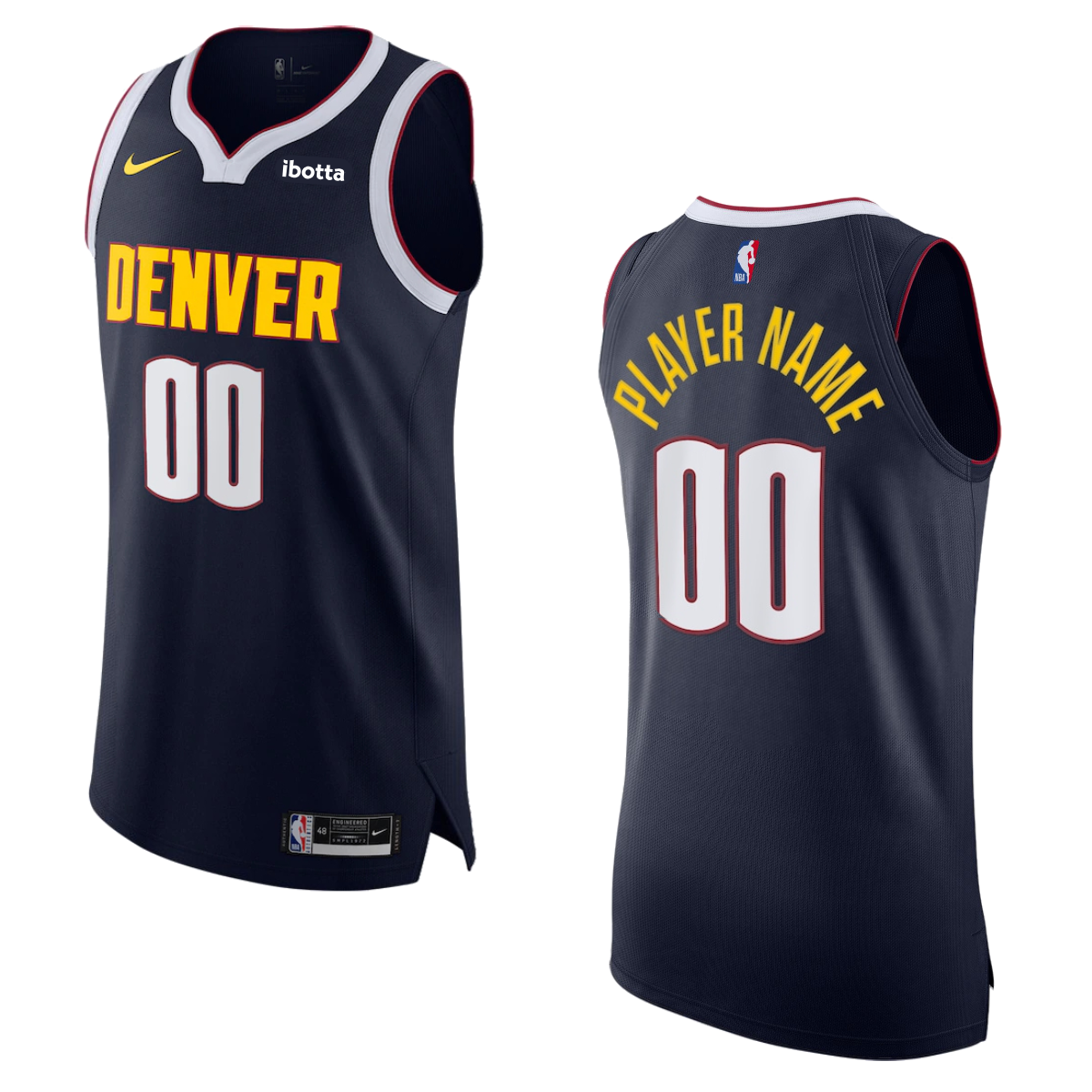 Nuggets Authentic Icon Customized Jersey