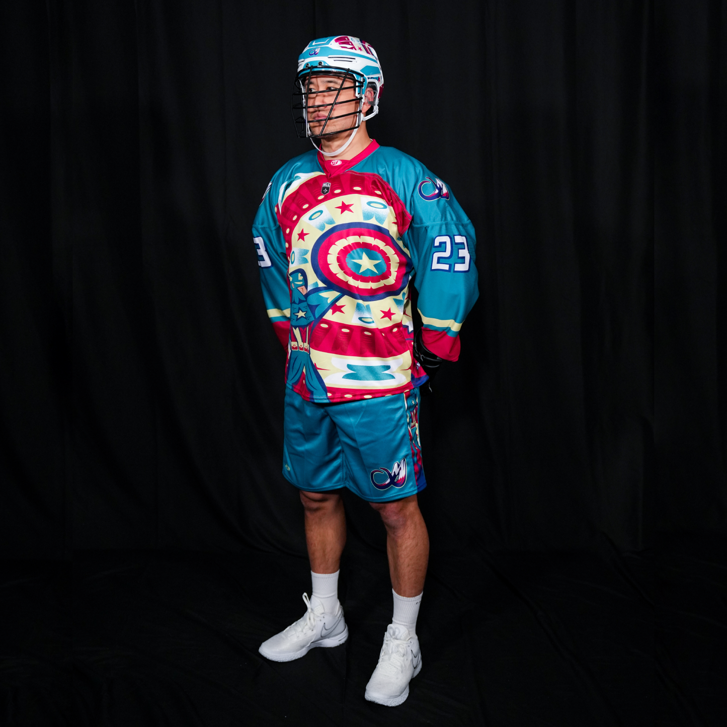 2025 Colorado Mammoth Captain America Theme Blank Jersey