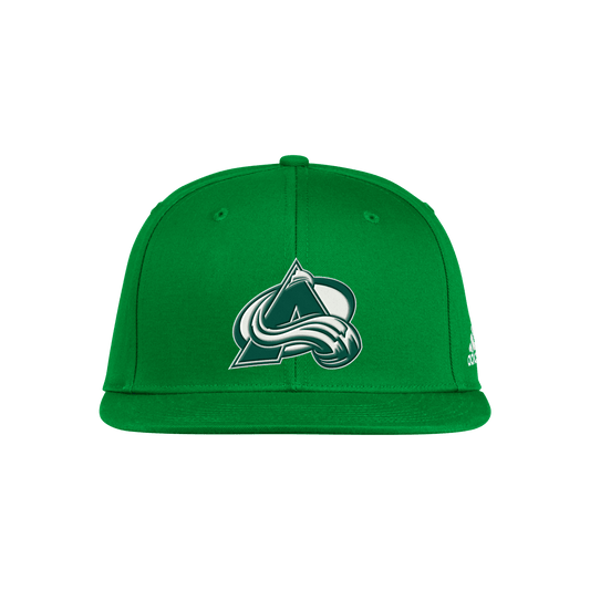 Front Green Hat with Avalanche Green logo - Flat billed hat