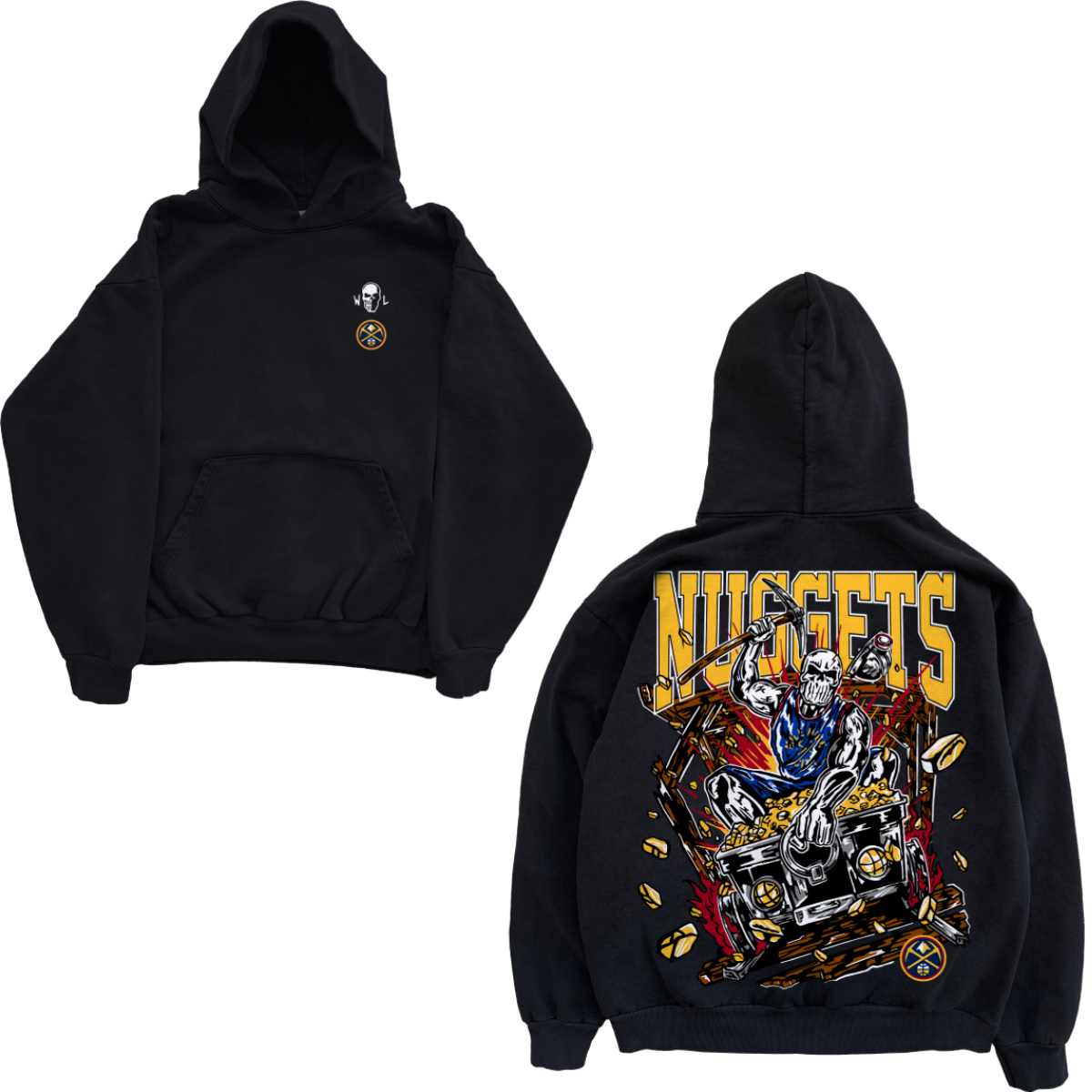 Nuggets Gold Fury Hoody