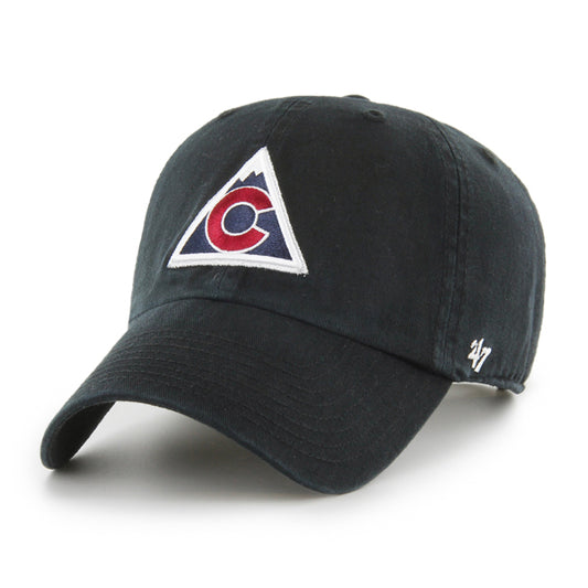 Black Front of hat with Alternate Avalanche Logo