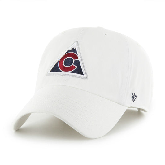 Front of white hat, Alternate Avalanche logo centered