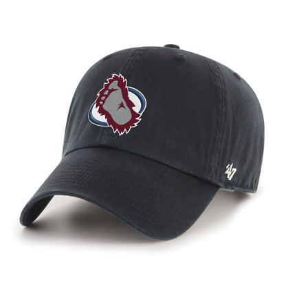 Navy Hat with Retro Foot logo in the middle of the hat