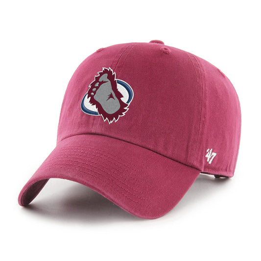 Burgundy Hat with Retro Foot logo in center of front of hat