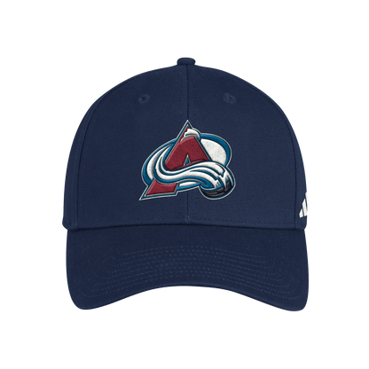 Front of Hat, Navy background  with Avalanche Logo