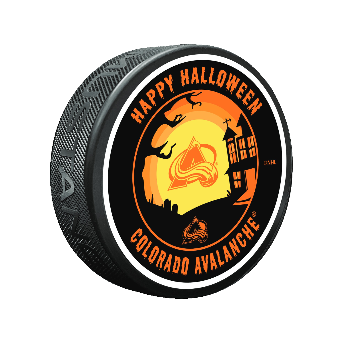 2024-25 Avalanche Halloween Puck