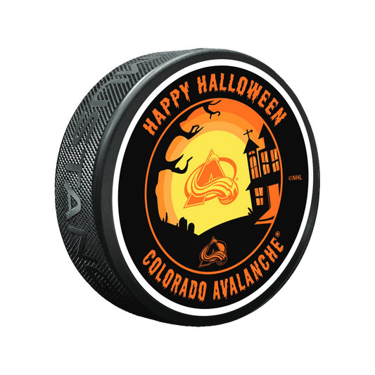 2024-25 Avalanche Halloween Puck