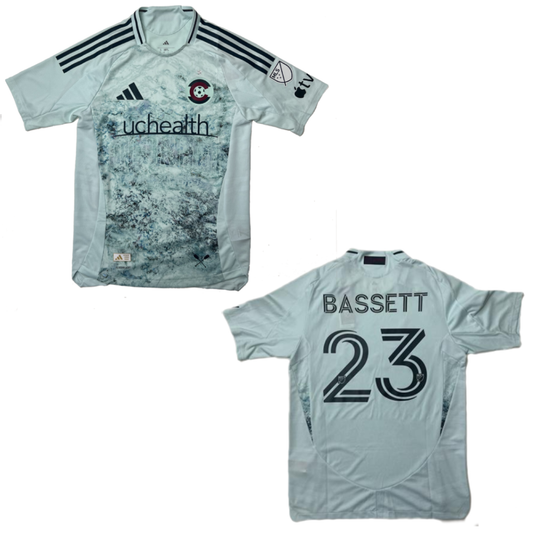 2025 Rapids Headwaters Authentic #23 Cole Bassett Jersey