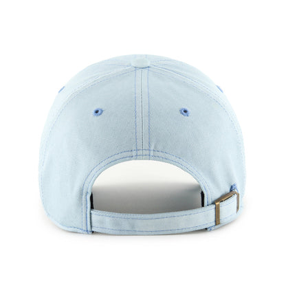 White Back of hat with adjustable buckle strap