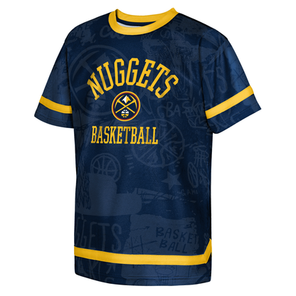 Nuggets Youth Getting Up Ringer S/S Tee