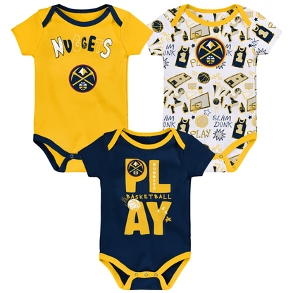 Nuggets Play Ball 3 Piece Creeper Set