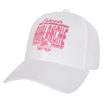 Avalanche Girls Adjustable White & Pink Hat