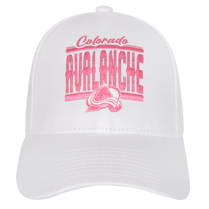 Avalanche Girls Adjustable White & Pink Hat