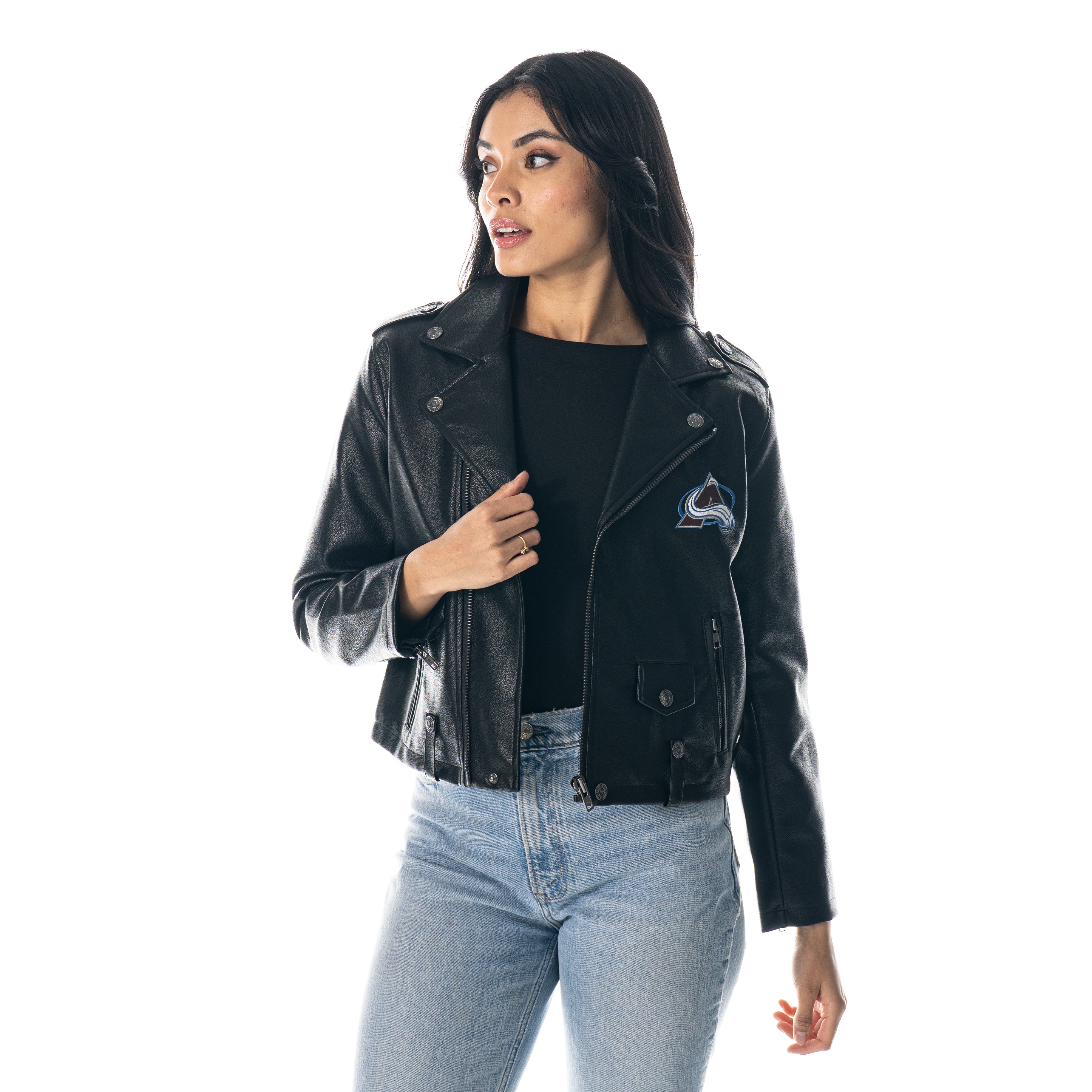 Faux Leather buy Jacket