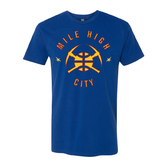 Nuggets Mile High City Logo S/S Tee